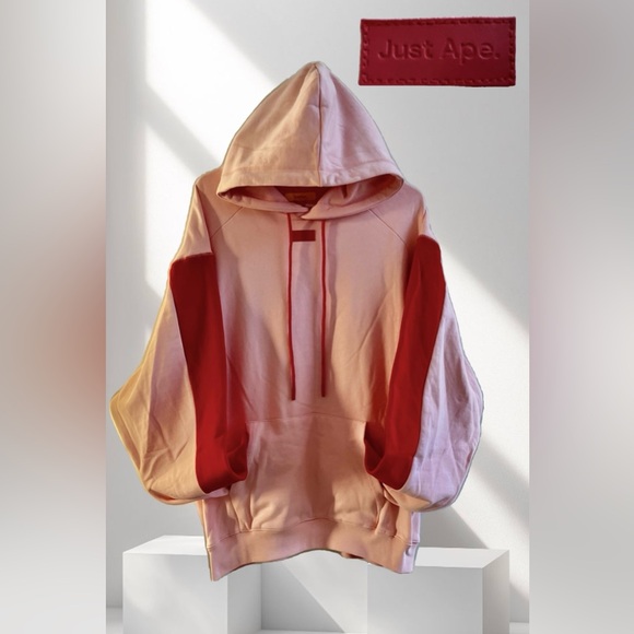 Just Ape. Other - 🍌 RARE Just Ape Studios Season 1
"Split" Hoodie - Pink/Red - Limited
Web3 Merch